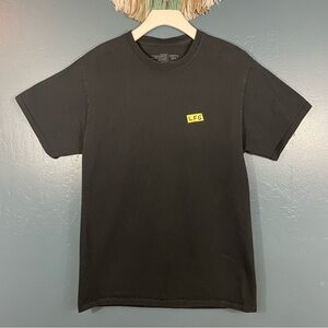 LFG Men’s Black Astronaut Graphic Print Short Sleeve Crewneck Tee Size M